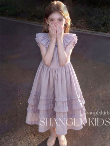 SHANGLEXIONG | Elegant Luxury Style Summer Dress for Older Girls