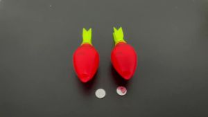 2 Cái/bộ Phao Câu Cá Ban Đêm Mọi Thời Tiết Phao Dạ Quang Đổi Màu Bụng To Cho Hồ Chứa Ao Hồ Hình Bầu Dục Đuôi Cứng
