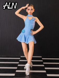 AILANGNA | Latin Dance Costume for Girls New Design Ruffled Skirt Set