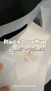 Plastikdove 33x45 untuk Dus Sepatu Wanita isi 50 Kantong Box Sandal Korea UK 30x19x10