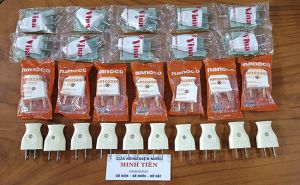 Phích cắm tròn VINA phích cắm dẹp VINA (KASAKI) NANOCO HINOKI