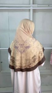 Soutfits Jilbab Instan Daily Hijab Bergo Pet Bahan Jersey Premium Motif Sahira Printing Sublim