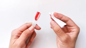 AIi 300pcs Lint-Free Nail Polish Remover Cotton Wipes Absorbent Soft Nail Cleaning Wipes for Women Beauty Salon