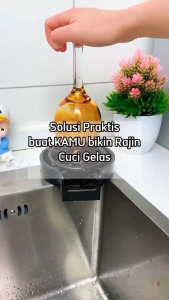 Pencuci Gelas Otomatis Automatic Glass Cup Rinser Washer