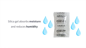 Silica Gel Packet 10g Dehumidifier Desiccant Moisture Adsorber Organic Orange Colour-Indicating Non-Corrosive