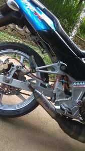 Knalpot Tyga Performance Kolong Telo 3v3 Motor 2 Tak Kawasaki Ninja 150