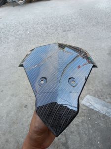 tameng dada depan vario 125 150 led karbon