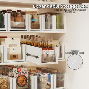 Transparent Expandable Drawer Organizer