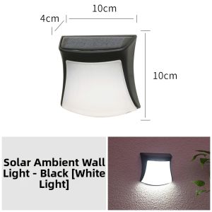 LIANGGUANGJING | Solar Waterproof Decorative Garden Wall Light