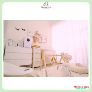 Tăm bông cotton cho bé Moby Baby hộp 150c bông tăm vệ sinh tai mũi cho trẻ - Monnie Kids