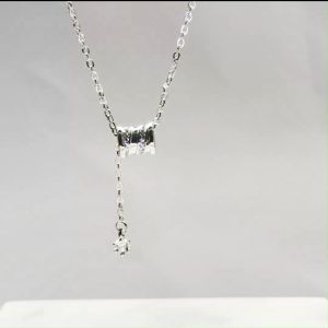 Elegant Zircon Spiral Pendant Necklace in Sterling Silver - Fesoles Daily