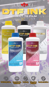 RF Printing - CUYI DTF Ink 1000ml High Quality CMYKW