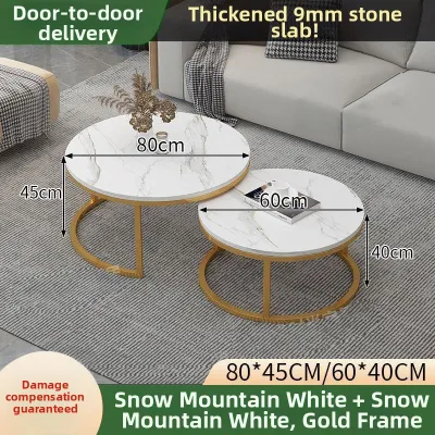 AYIJIE | New Luxurious Minimalist Round Coffee Table
