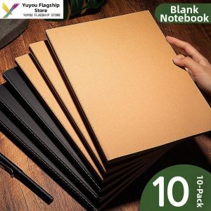 YUYOU | Sketch Blank Notebook Simple INS Style No Ruling Pages