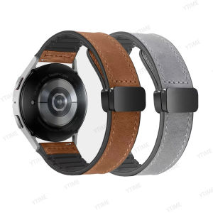 Leather Silicone Bracelet Wrist Band For Samsung Galaxy Watch 46mm SM-R800 Replacement Smart watch Strap Wristband Watchband