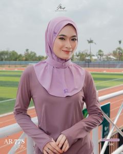 hijab jilbab kerudung bergo jersey instan olahraga senam sporty joging ootd pet antem tali ikat leher arrafi AR 778 simple polos pendek COD terlaris terbaru viral modern simple murah promo 2023 gratis ongkir