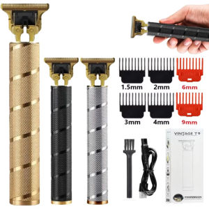 USB T9 Hair Clipper Professional Electric hair trimmer Barber Shaver Trimmer Beard 0mm Men Hair Cutting Machine for Men Cordless