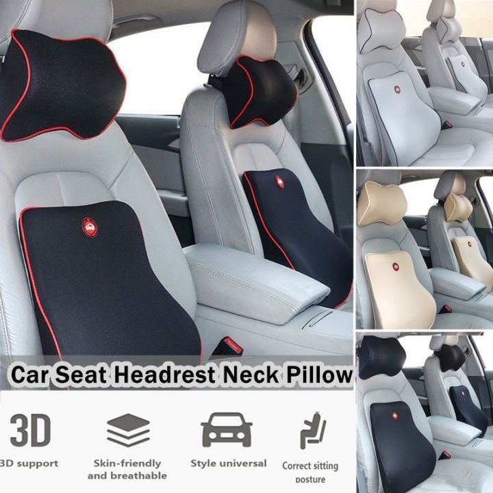Car Lumbar Support Headrest Neck Pillow Support Soft Neck Pillow Cushion Memory Foam Travel Lumbar Pillow Universal Car Supplies - 34 - View #11