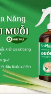 (An toàn cho trẻ) Xịt Tinh Dầu Đuổi Muỗi Từ Tinh Dầu Thiên Nhiên AroMazz An Toàn Lành Tính Khử Mùi Xua Đuổi Côn Trùng Chai Lớn 300ml