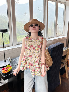 Flower Embroidered Linen Casual Blouse
