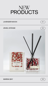 Aroma Matters Jewel Reed Diffuser Made In Korea 120ml and 250ml