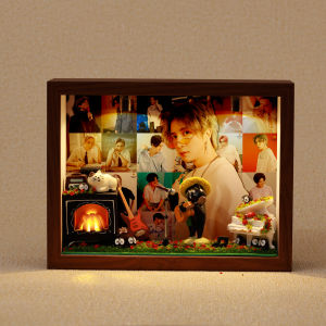 ตกแต่งโต๊ะทำงาน ไฟตั้งโต๊ะ สไตล์โรแมนติก ไม้แท้ สไตล์จีนแผ่นดินใหญ่ ไม่สามารถปรับแต่งได้ เครื่องประดับตกแต่งบ้าน