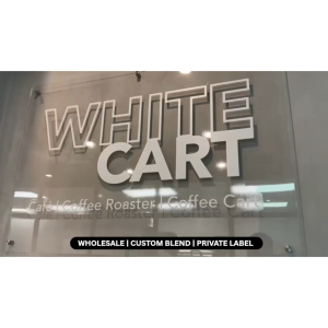 Gerhana | Arabica Coffee Beans | House Blend | Brazil Ethiopia | Medium Dark Roast | Freshly Roasted | White Cart