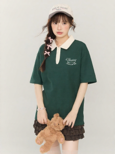 Gbiaior | Slimming Loose Womens Polo Shirt T-Shirt