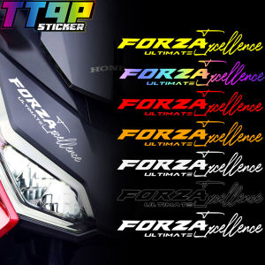 สติ๊กเกอร์ไวนิลอุปกรณ์มอเตอร์ไซค์แบบสะท้อนแสง2ชิ้นสำหรับ Honda Forza 350 Forza350 300 125 750