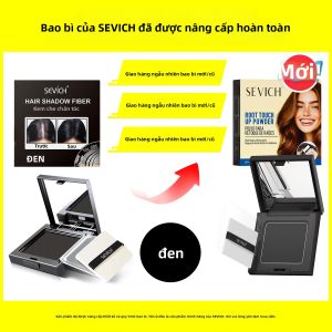 Phấn Tạo Khối Tóc Sevich 12g 5 Màu Chống Nước Che Phủ Chân Tóc Màu Nâu Đậm Kèm Bông Phấn Thuộc Dòng Sản Phẩm Dành Cho Người Bị Rụng Tóc