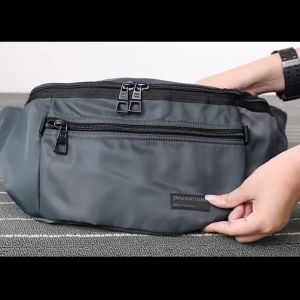 Ready Stock!! Extra Large (XL) Premium Quality Nylon Waist Bag Pouch Bag Chest Bag Operations