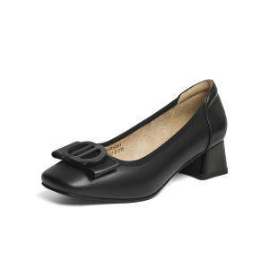 Reddragonfly | Chunky Heel Leather Shoe