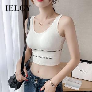 IELGY camisole womens simple style Korean style beautiful back outerwear thin section anti-sagging without steel ring