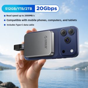 Orico | Magnetic Backup Portable SSD 2T