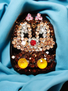 Cute Squirrel Side Clip Hair Accessories Czech Drill Embellished  out Original Design Hairpins for Women Girls