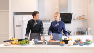 M-2XL Chef Uniform Pants For Men Chef Pants For Women Restaurant Hotel Cafe Waiter Baker Chef Pants Trousers Uniform chef blac Pants With Packots【Ship from Manila】