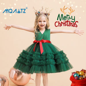 MQATZ Quần Áo Bé Gái Váy Sinh Nhật 1 Tuổi Lông Mịn Cho Lễ Rửa Tội Váy Công Chúa Ren Cho Trẻ Mới Biết Đi Quần Áo Trẻ Em Trang Phục Dự Tiệc 1-6 Tuổi L2095XZ