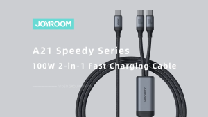 IN-BOX Joyroom 100W 1.5m 2-in-1 Fast Charging Cable