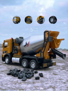jiaye toys | Alloy Large Scale Concrete Mixer Truck Toy