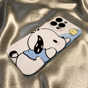 Cute Cartoon Pachat Dog Phone Case for Apple iPhone 17 pro Max 16 pro Max 15 Soft Shell Compatible with New 17 Models Couples