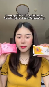 Kojic Papaya Soap + Intensive Bleaching Bar by Her Choice Ph FDA APPROVED