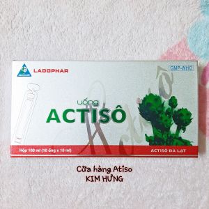 ỐNG UỐNG ATISO CAO ATISO DẠNG ỐNG UỐNG LADOPHAR (HẬU NGỌT) (1 HỘP 10 ỐNG NHỎ × 10ml) - HỖ TRỢ CHO GAN.