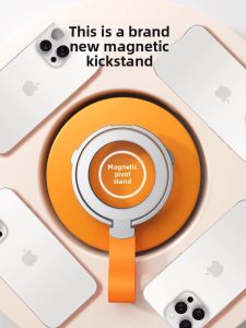 Strong Magnetic Rotating Support Phone Stand for Apple 15 Metal Backplate