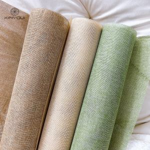 Xinyou Retro Linen Bouquet Fresh Flower Packaging Material Countryside Style Wrap for Dragon Boat Festival