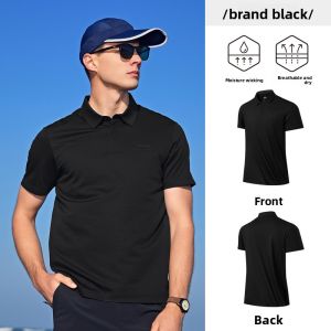 Jeep | Jeep Modal Collar T-Shirt Breathable Casual Beach Travel Shirt Summer New Pure Color POLO Shirt Mens City Outdoor Short Sleeve