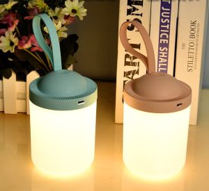 Cute Touch Night Light USB Rechargeable Baby Eye Protection Lights Portable LED Home Wake Up Bedside Lamp Built-in 1200mAhFor Room Lighting