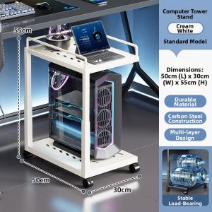 evesigar | Esports Room Computer Case Organizer with Ventilated Shelf
