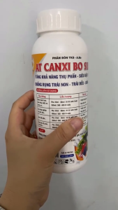 Phân Bón Lá Trung Vi Lượng CANXIBO AMINO: Tăng Đậu Trái Chống Rụng Hoa Trái Non - chai 500ml