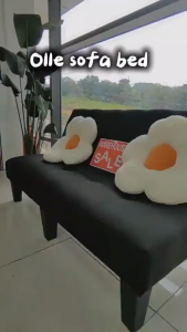 F&F : OLLY sofa bed /foldable sofa bed /sofa ruang tamu /sofa murah/sofa 3 seater