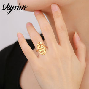 SKYRIM Inspired Design: Stylish Gold Tone Accessories for Women